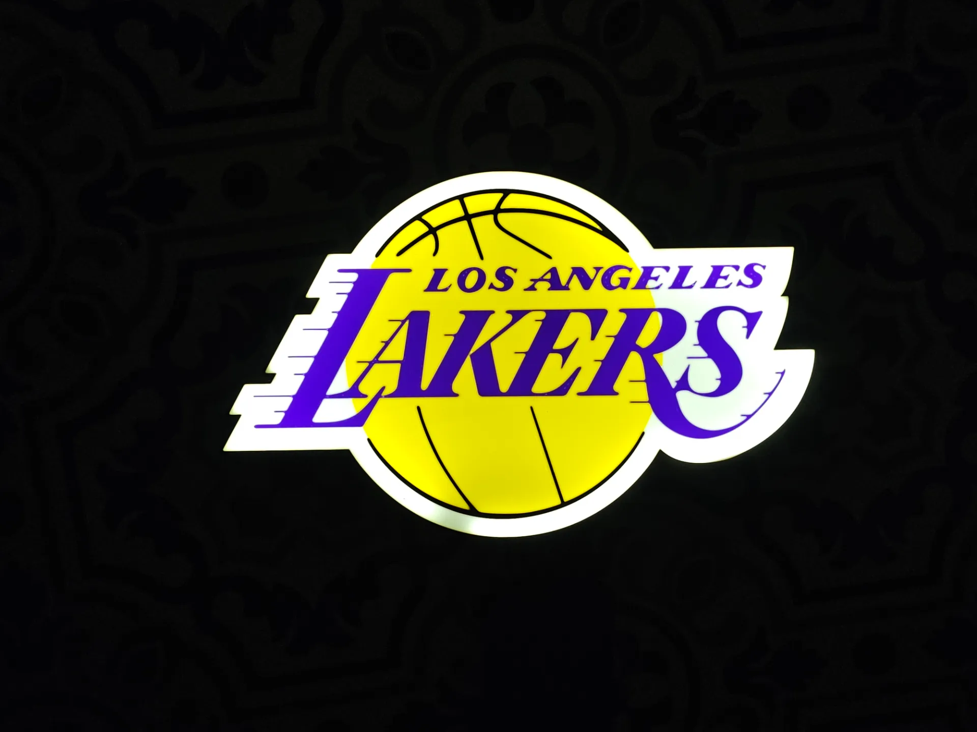 Luminária Los Angeles Lakers